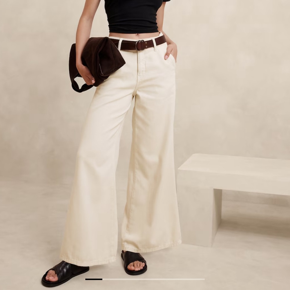 ULTRA HIGH-RISE WIDE-LEG TROUSER JEAN BANANA REPLUBLIC